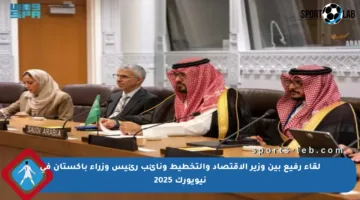لقاء رفيع بين وزير الاقتصاد والتخطيط ونائب رئيس وزراء باكستان في نيويورك 2025
